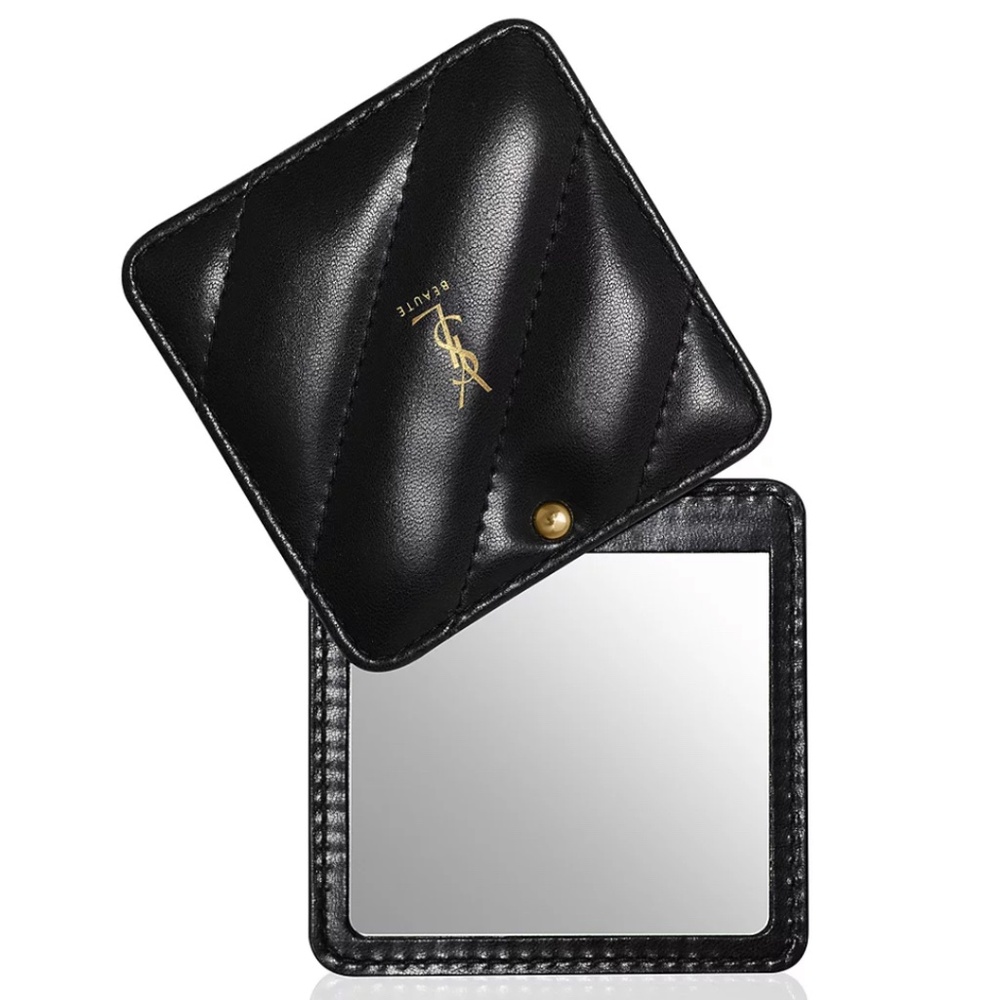 Yves Saint Laurent Mirror Black Quilted NEW YSL
